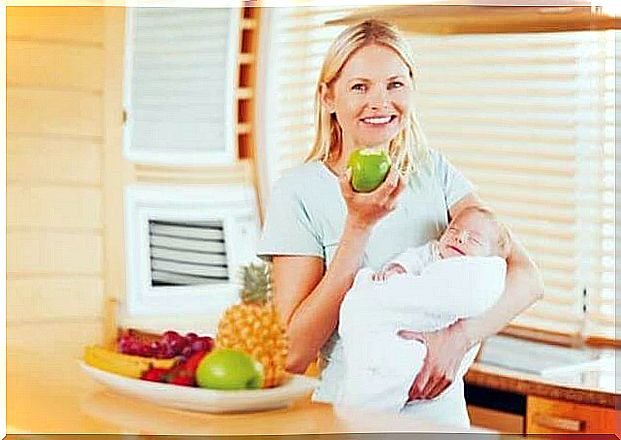 Advice for eating while you are breastfeeding your baby