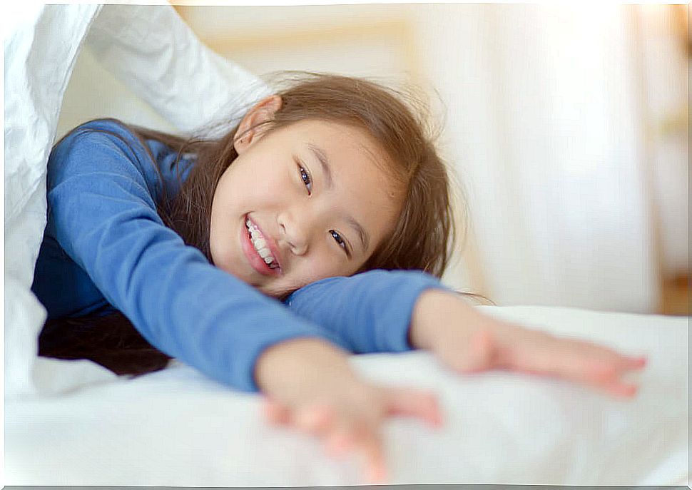 How do I get my child to wake up in a good mood?