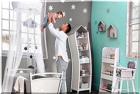 Arrange the baby's room to fit everything